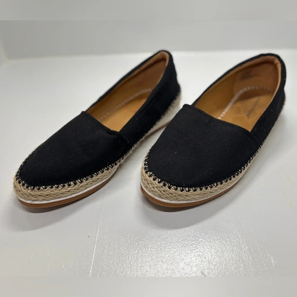 Comfortview The Spencer Espadrille Slip On Flats Women’s Size 8 Rope Sole - Picture 2 of 11